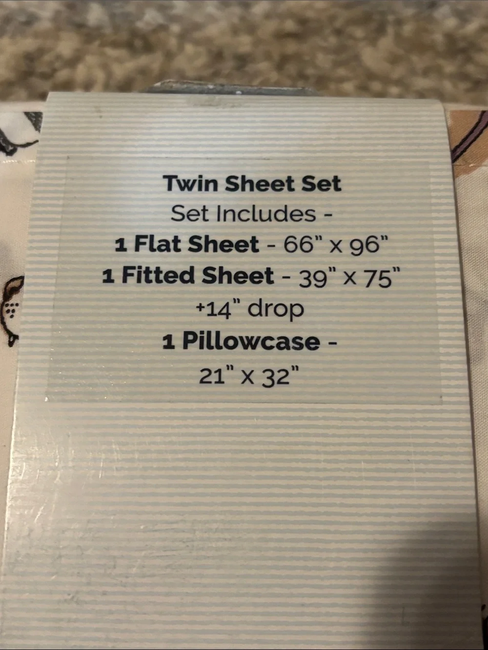 NWT Cath Kidston Spooky Dogs Halloween Twin Sheet Set